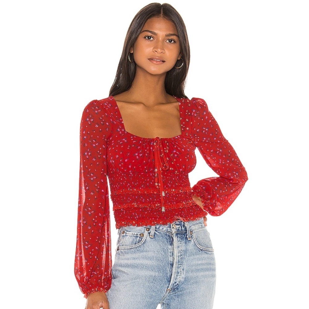 FP Lolita Top in Cherry Combo